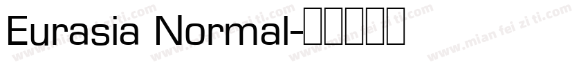 Eurasia Normal字体转换